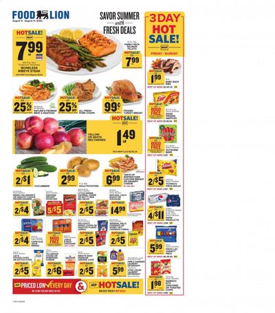 Food Lion (SC) Weekly Ad August 5 to August 11