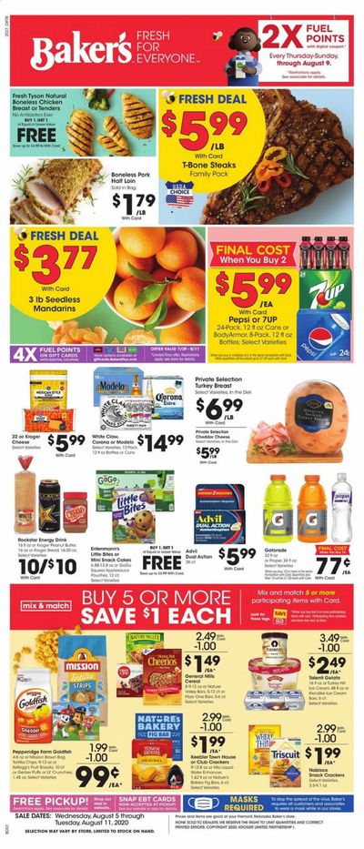 Baker's Weekly Ad August 5 to August 11