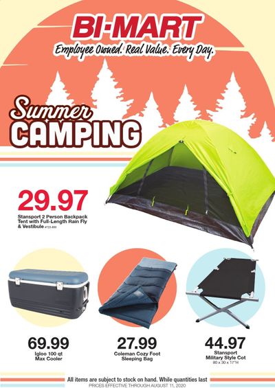 Bi-Mart Weekly Ad July 29 to August 11