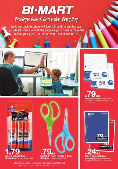 Bi-Mart Weekly Ad July 29 to August 11