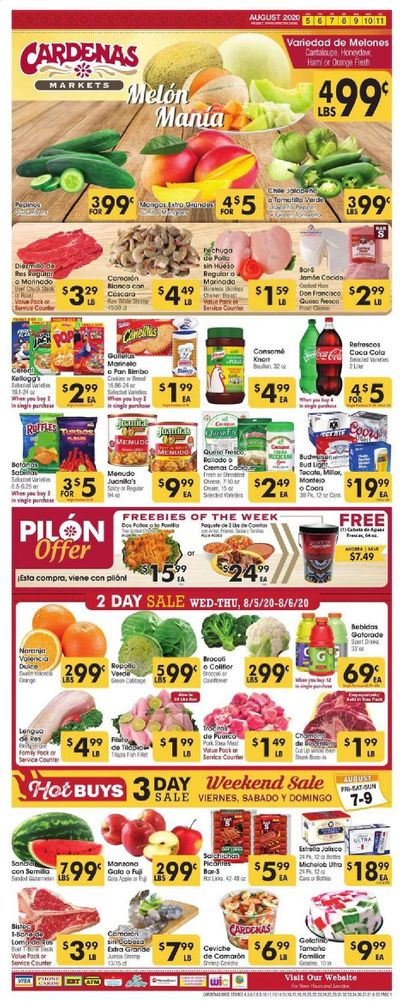 Cardenas Weekly Ad August 5 to August 11