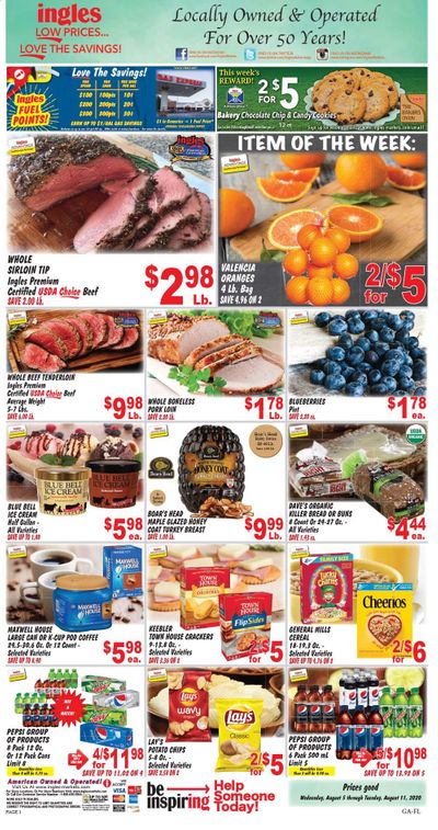 Ingles Weekly Ad August 5 to August 11