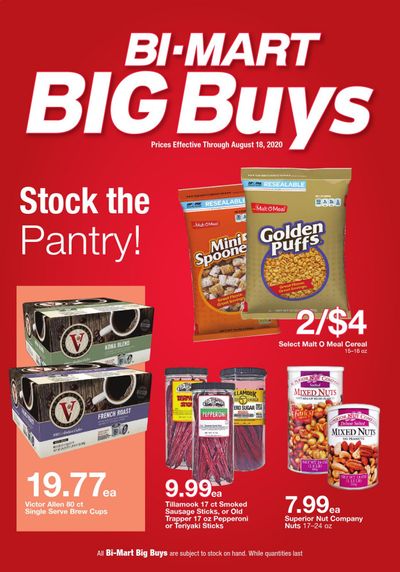 Bi-Mart Weekly Ad August 5 to August 18