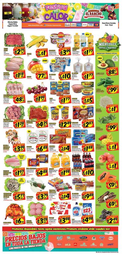 El Rancho Weekly Ad August 5 to August 11