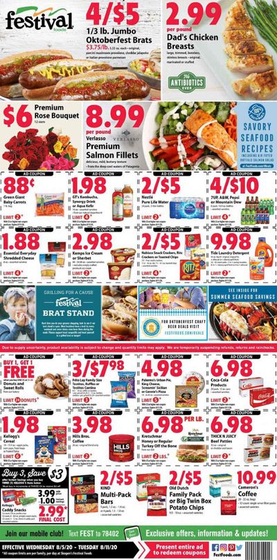 Festival Foods Weekly Ad August 5 to August 11