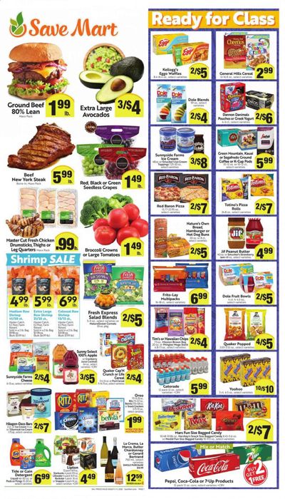Save Mart Weekly Ad August 5 to August 11