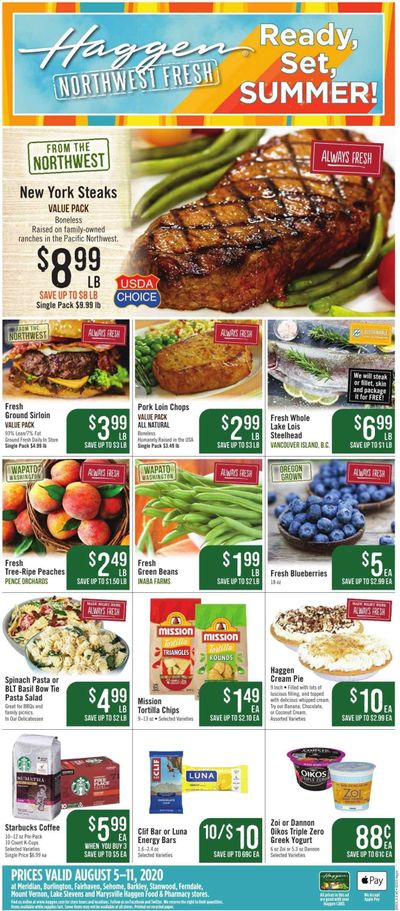 Haggen Weekly Ad August 5 to August 11