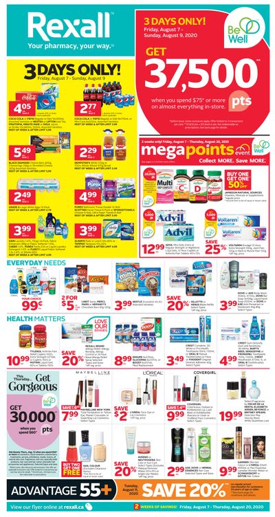 Rexall (AB) Flyer August 7 to 20