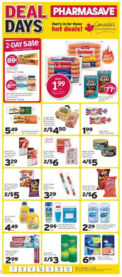 Pharmasave (Atlantic) Flyer August 7 to 13