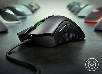 Razer DeathAdder Elite: True 16,000 5G Optical Sensor - Razer Mechanical Mouse Switches (Up to 50 Million Clicks) - Ergonomic Form Factor - Esports Gaming Mouse For $44.99 At Amazon Canada