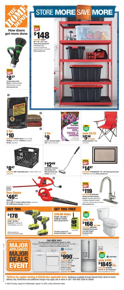 Home Depot (ON) Flyer August 6 to 12
