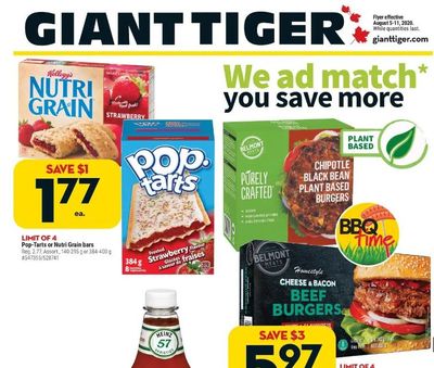 Giant Tiger Canada Flyer Deals Until August 11th
