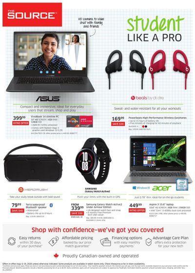The Source Flyer August 6 to 19