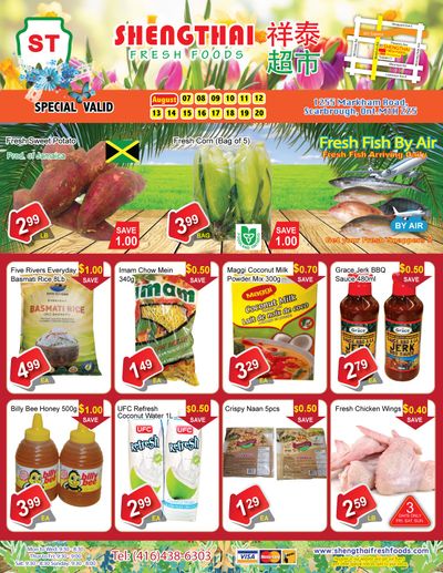 Shengthai Fresh Foods Flyer August 7 to 20