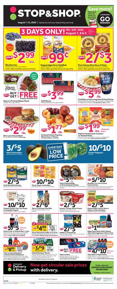 Stop & Shop (RI) Weekly Ad August 7 to August 13