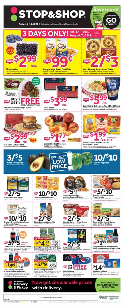 Stop & Shop (CT) Weekly Ad August 7 to August 13