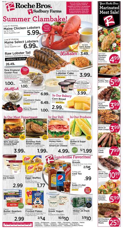 Roche Bros. Weekly Ad August 7 to August 13
