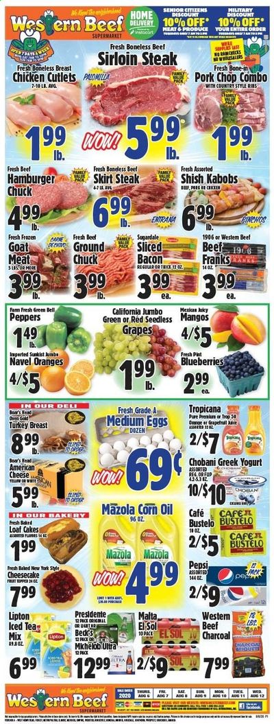 Western Beef Weekly Ad August 6 to August 12