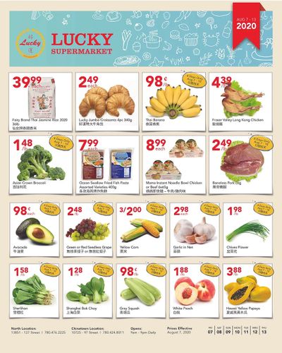 Lucky Supermarket (Edmonton) Flyer August 7 to 13