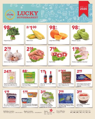 Lucky Supermarket (Winnipeg) Flyer August 7 to 13