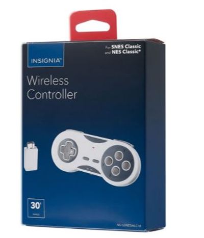 Insignia SNES Classic Wireless Controller - White For $7.99 At Best Buy Canada