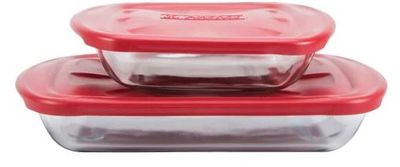 Anchor Hocking Bake 'n' Keep Set with Lids, 4-pc For $6.99 At Canadian Tire Canada