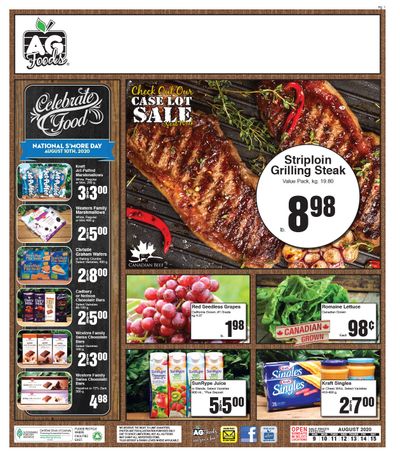 AG Foods Flyer August 9 to 15