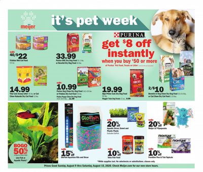 Meijer Weekly Ad August 9 to August 15