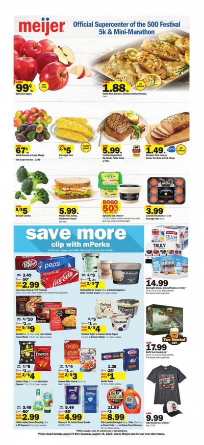 Meijer (IN) Weekly Ad August 9 to August 15