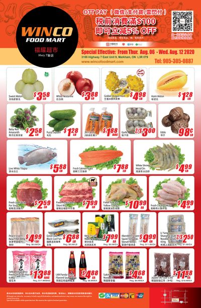 WinCo Food Mart (HWY 7) Flyer August 6 to 12