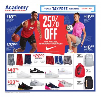 Academy Sports Weekly Ad August 7 to August 9