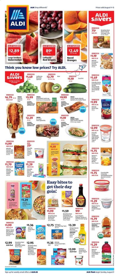 ALDI (NY) Weekly Ad August 9 to August 15