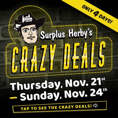 Surplus Herby's Flyer November 21 to 24
