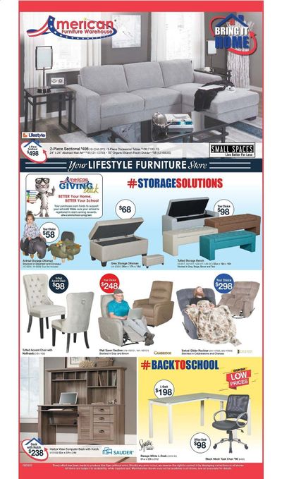 American Furniture Warehouse (AZ) Weekly Ad August 9 to August 15