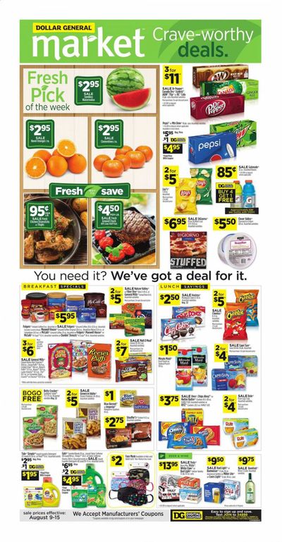 Dollar General (VA) Weekly Ad August 9 to August 15
