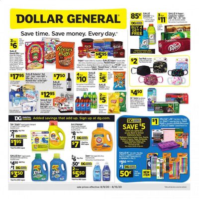 Dollar General Weekly Ad August 9 to August 15
