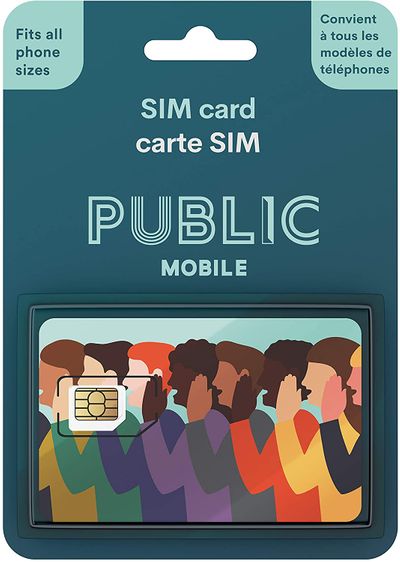 Public Mobile SIM Card for Unlocked Phones (GSM) on Canada’s Largest Mobile Network On Sale for $ 5.00 at Amazon Canada