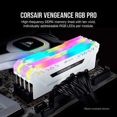 Corsair Vengeance RGB PRO 16GB (2x8GB) DDR4 3200MHz C16 LED Desktop Memory, White On Sale for $ 104.99 (Save $ 23.00) at Amazon Canada 