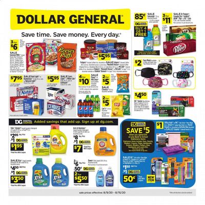 Dollar General (SC) Weekly Ad August 9 to August 15