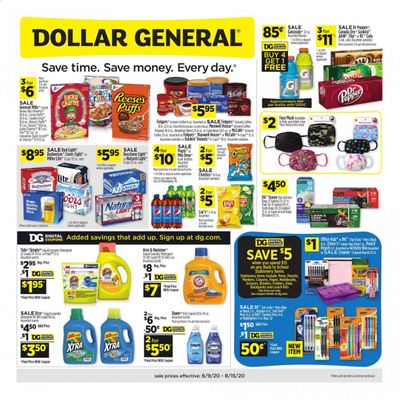 Dollar General (AL) Weekly Ad August 9 to August 15