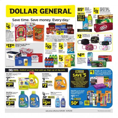 Dollar General (IN) Weekly Ad August 9 to August 15
