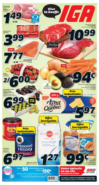 IGA (QC) Flyer August 13 to 19