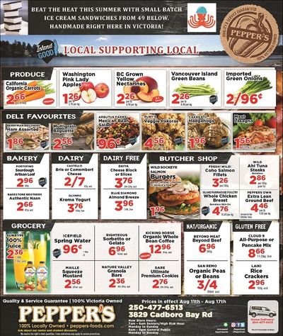 Pepper's Foods Flyer August 11 to 17