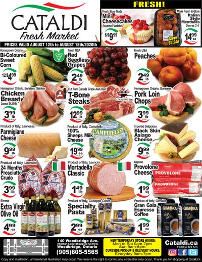 Cataldi Fresh Market Flyer August 12 to 18