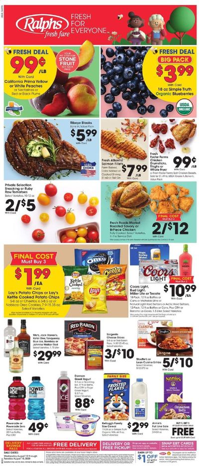 Ralphs fresh fare Weekly Ad August 12 to August 18