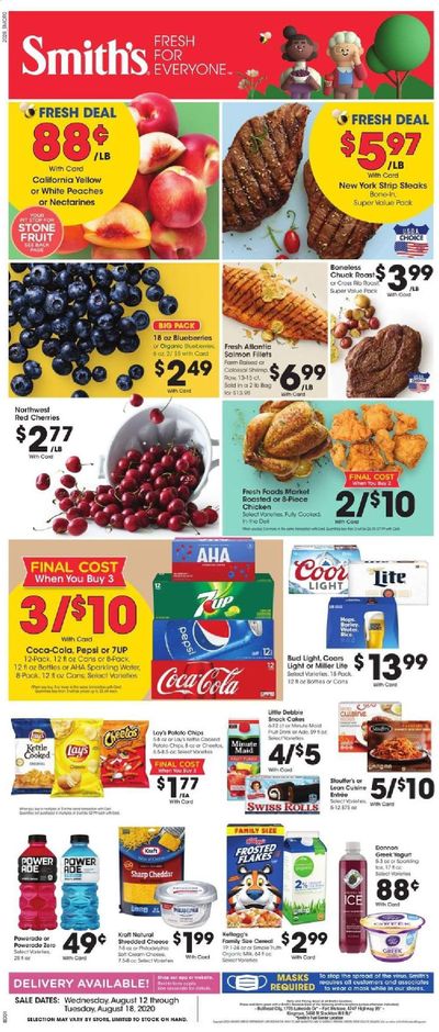 Smith's Weekly Ad August 12 to August 18