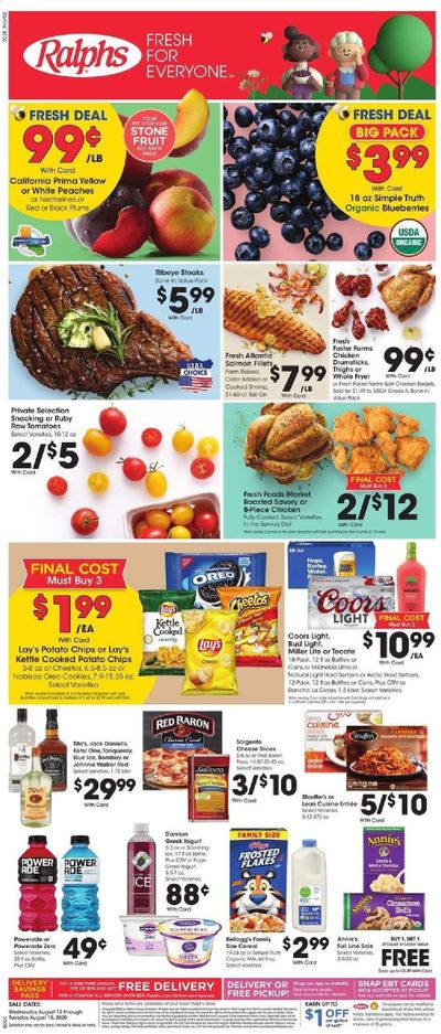 Ralphs Weekly Ad August 12 to August 18