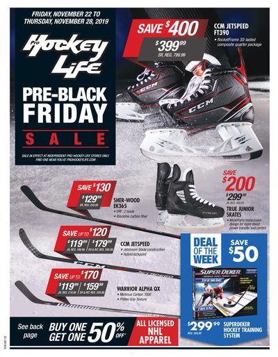 Pro Hockey Life Flyer November 22 to 28