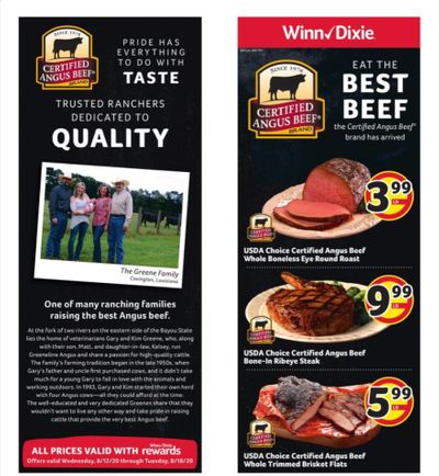 Winn Dixie (LA) Weekly Ad August 12 to August 18