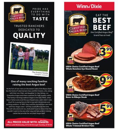 Winn Dixie (MS) Weekly Ad August 12 to August 18